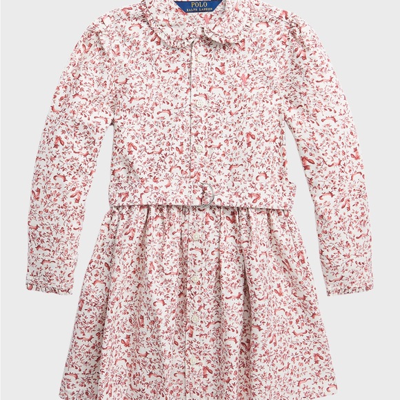 Ralph Lauren Childrenswear
Girl's Francine Printed Oxford Shirtdress 16 - Picture 3 of 10